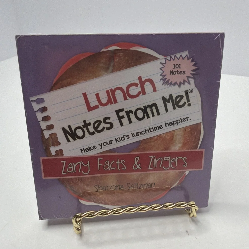 Lunch Notes From Me! Zany Facts & Zingers 101 Tear-Off Lunchbox Notes  Brand New